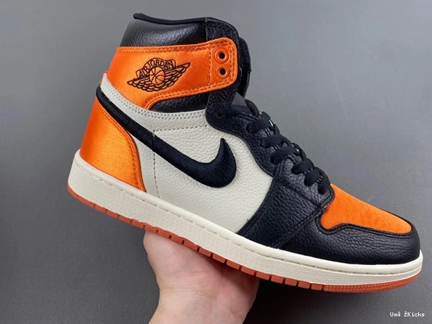 Popular 294 AV3725- Womens Retro Satin Jordan 1 Air Backboard Shattered 3716 1020